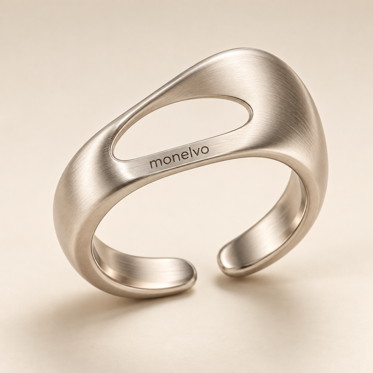 Monelvo™ Quiet Void Open Ring lifestyle scene