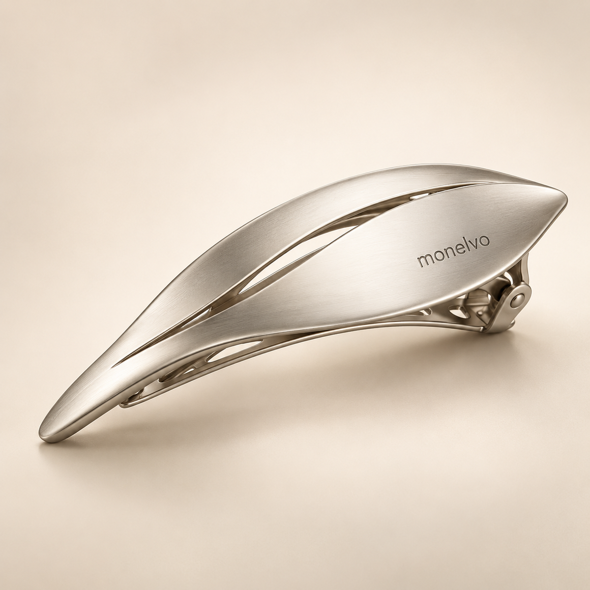 Monelvo™ Tension Leaf Barrette lifestyle scene