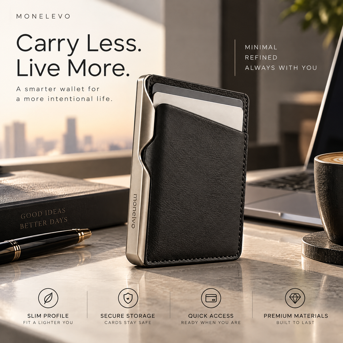 Monelvo™ Foldline Card Holder