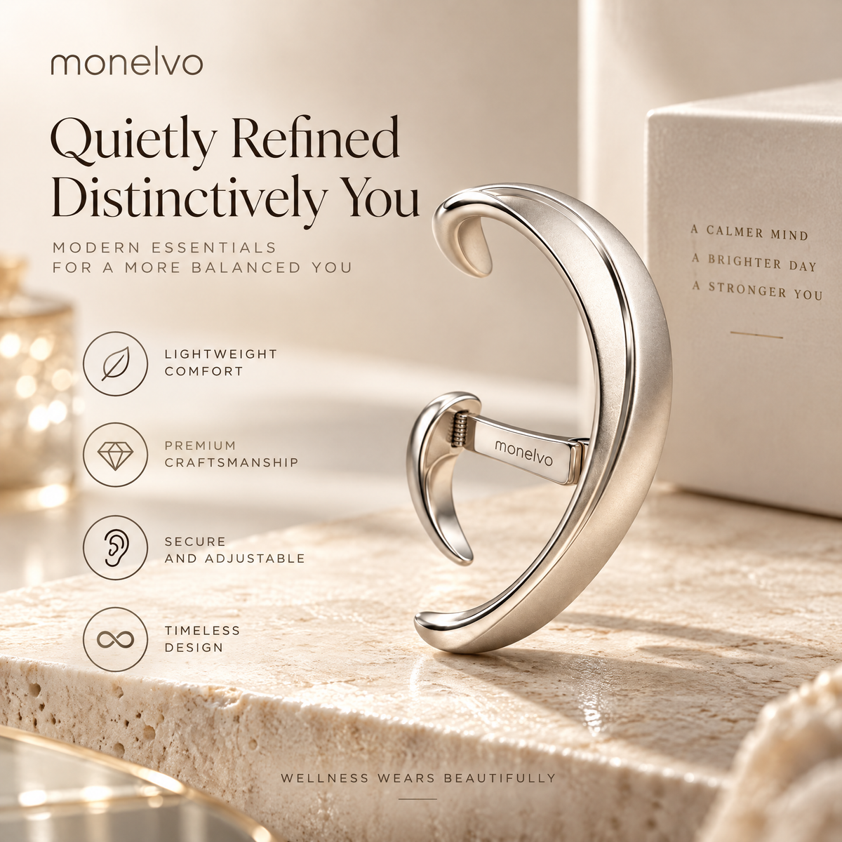 Monelvo™ Veil Ear Cuff details