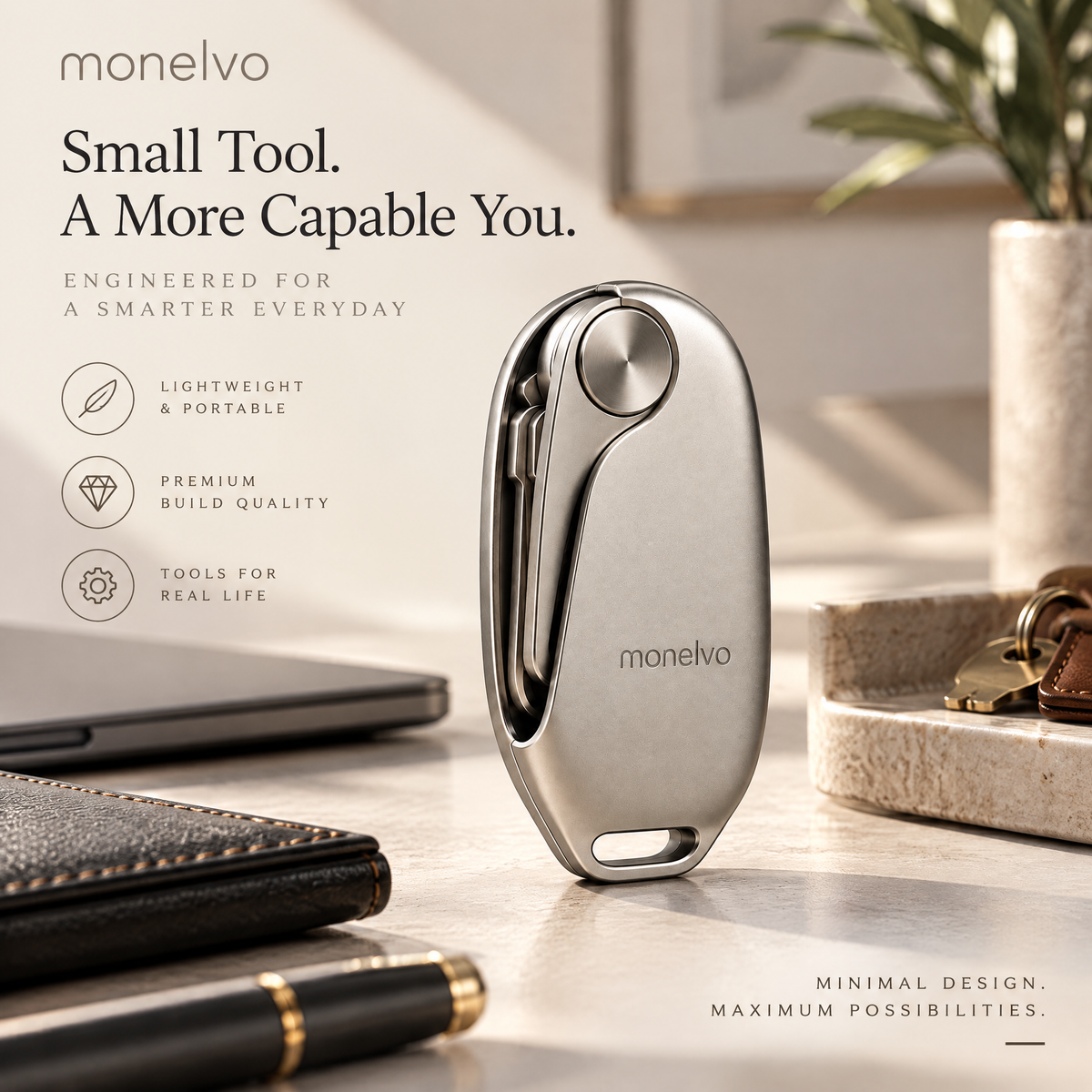 Monelvo™ Loop Core Key Organizer material and detail view